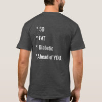 Grasa divertida diciendo la camiseta