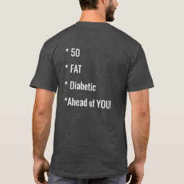 Grasa divertida diciendo la camiseta