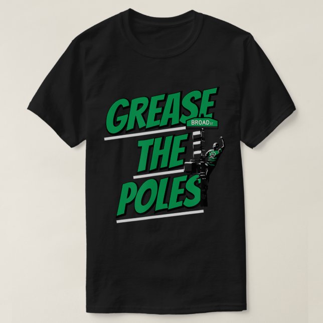 Grasa los polacos - Camiseta Filadelfia de fútbol (Diseño del anverso)