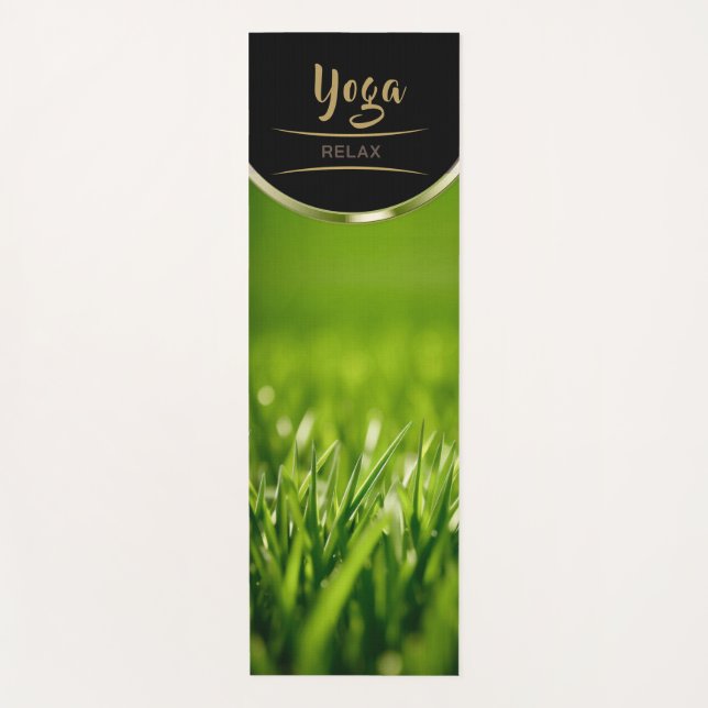 Grasa verde brillante - Yoga Mat (Anverso)