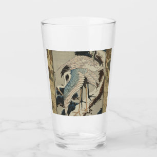 Grasas en una nieve cubierta Hokusai