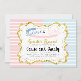 Grasas o pestañas Género Revelar Invitación