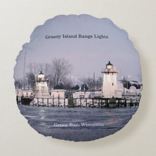 Grassy Island Range Lights: almohada redonda