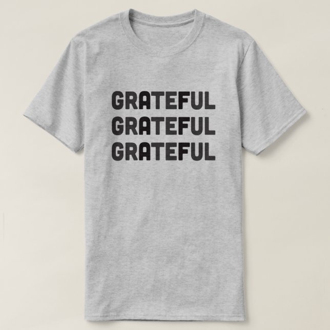 GrAteFul | Camiseta | AF sutil (Diseño del anverso)