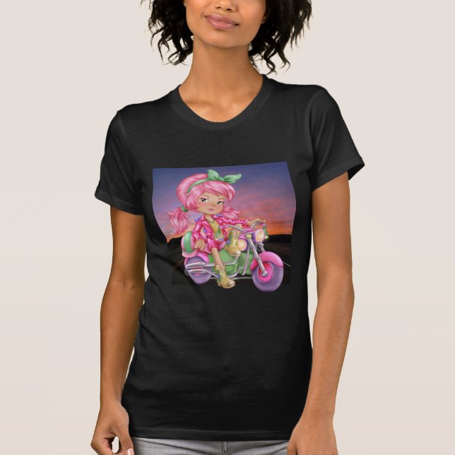 Gratis en la última camiseta de motocicleta - SRF (Anverso)