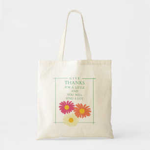 Gratitud Cita Agradecida Bolsa De Tote