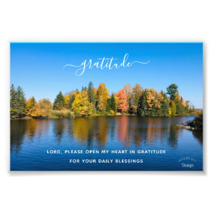 Gratitud Cita Fotografía inspiradora de otoño