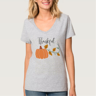 Gratitud de la cosecha agradecida camiseta