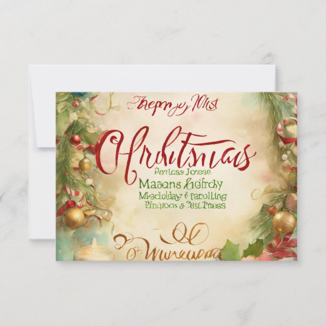 Gratitud en tinta: Un agradecimiento sincero" (Anverso)