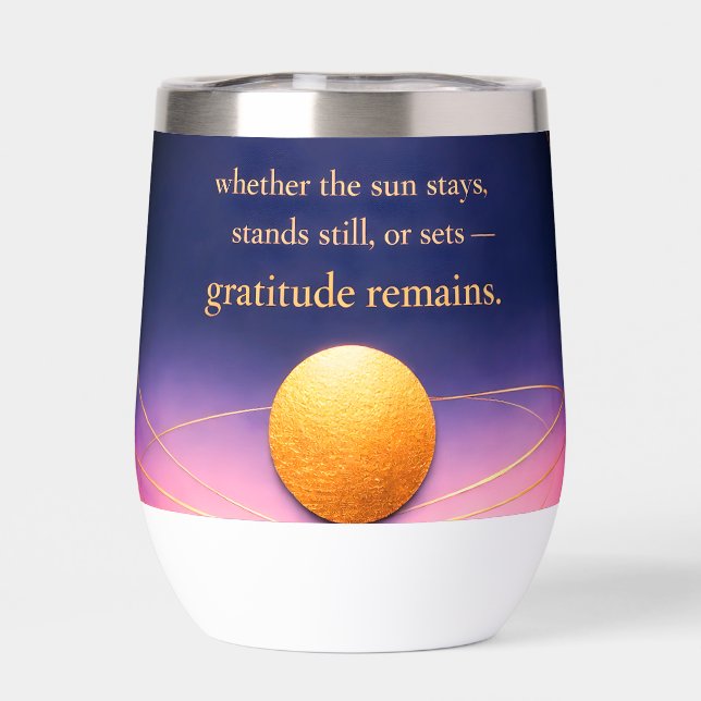 Gratitud Permanece™ Amor y Presencia | Inspirador (Trasero)