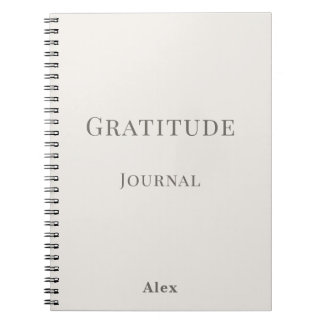 Gratitud Personalizada - Libreta Cuaderno de Nombr