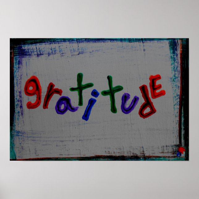 "gratitude" posters (Frente)