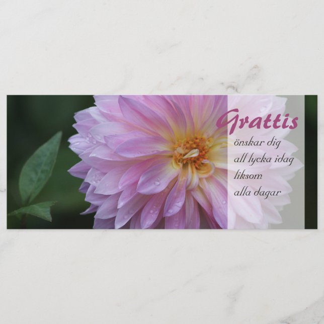 Grattis Önskar cavar todos los lycka idag CC0767 (Anverso)