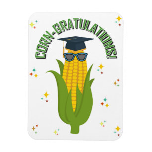 ¡GRATULACIONES DE CORN! Imán flexible