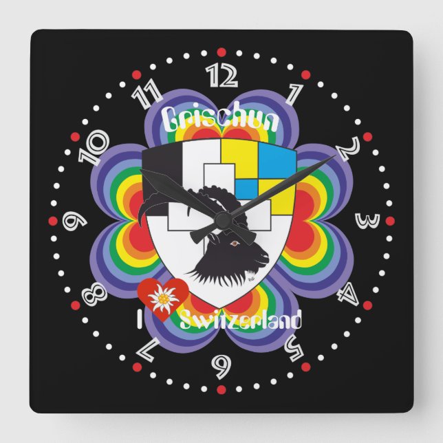 Graubünden Grischun Grigioni Suiza Svizra reloj (Anverso)