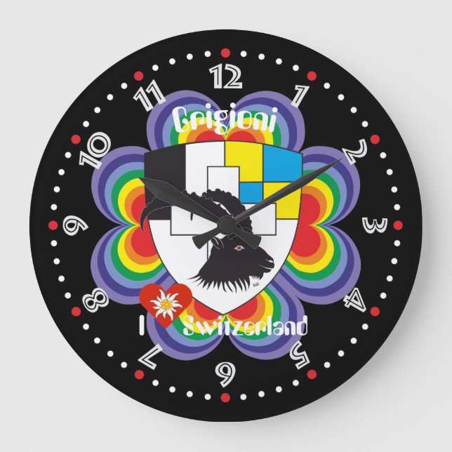 Graubünden Grischun Grigioni Suiza Svizra reloj (Anverso)