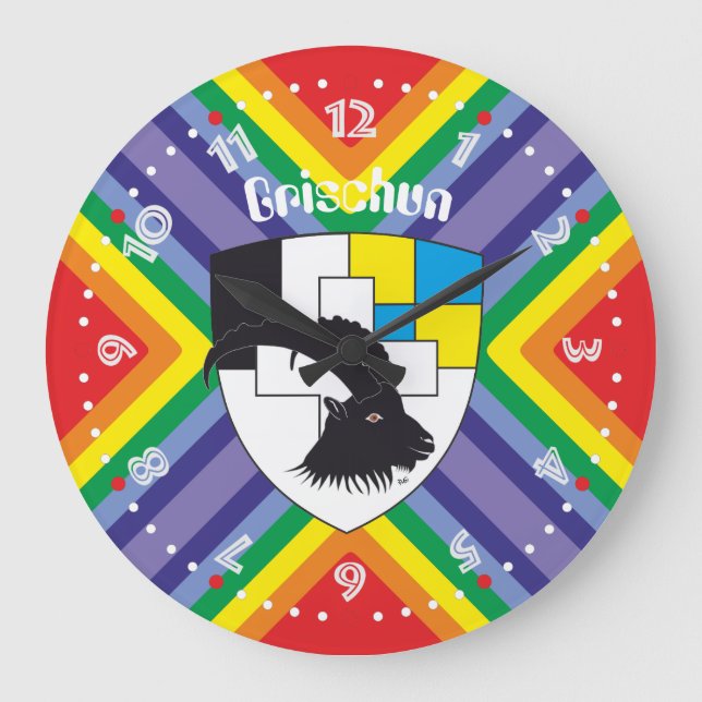 Graubünden Grischun Grigioni Suiza Svizra reloj (Anverso)