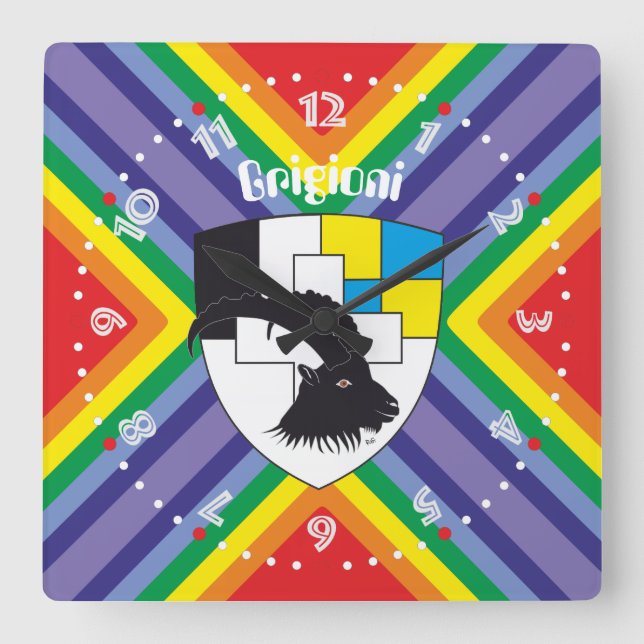 Graubünden Grischun Grigioni Suiza Svizra reloj (Anverso)