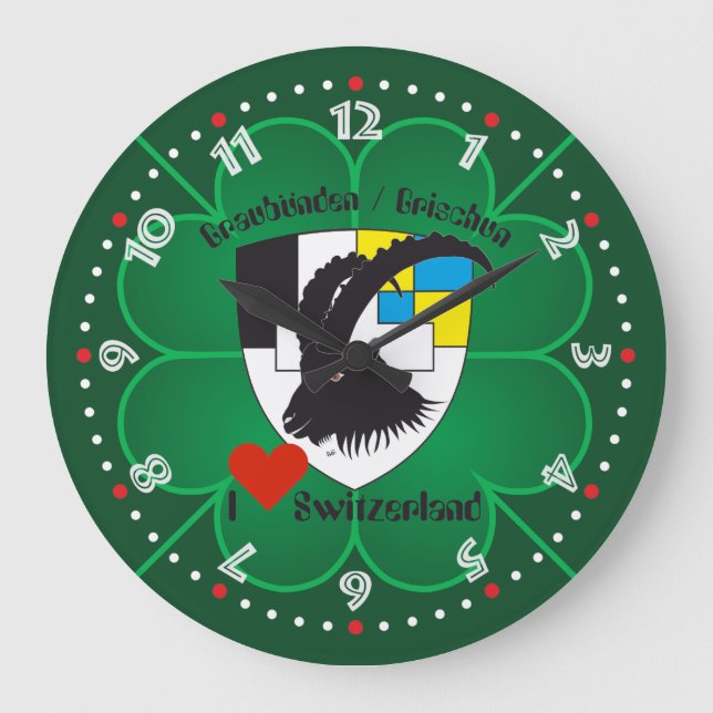 Graubünden Grischun Grigioni Suiza Svizra reloj (Anverso)