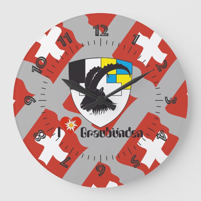 Graubünden Grischun Grigioni Suiza Svizra reloj (Anverso)
