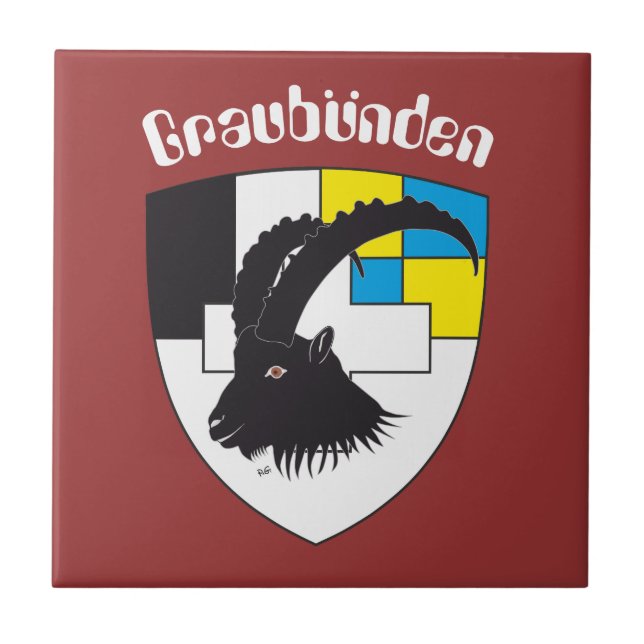Graubünden Suiza baldosa (Frente)
