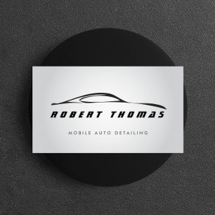 GRAY AUTO DETAILING, TARJETA DE NEGOCIO DE REPARAC