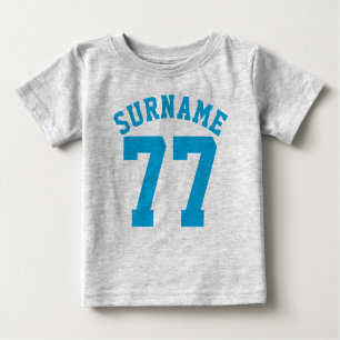 Gray & Blue Baby   Sports Jersey Design