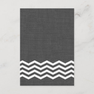 Gray Burlap RSVP