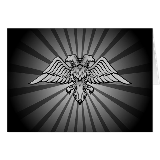 Gray eagle with two heads (Anverso (Horizontal))