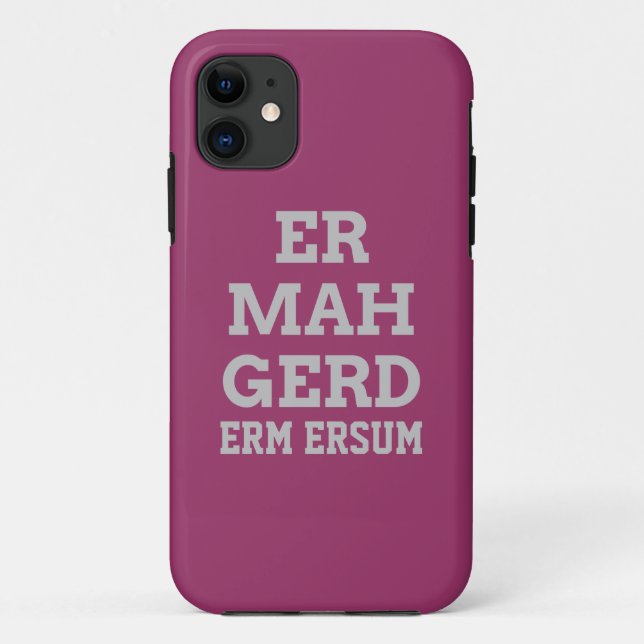 Gray Ermahgerd iPhone 5 Apenas hay Funda (Reverso)