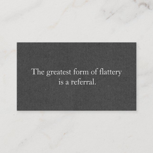 Gray profesional de tarjeta de referencia (Anverso)