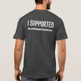 Gray Slobberydog707 en la camiseta trasera