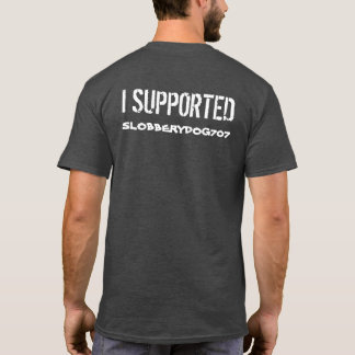 Gray Slobberydog707 en la camiseta trasera