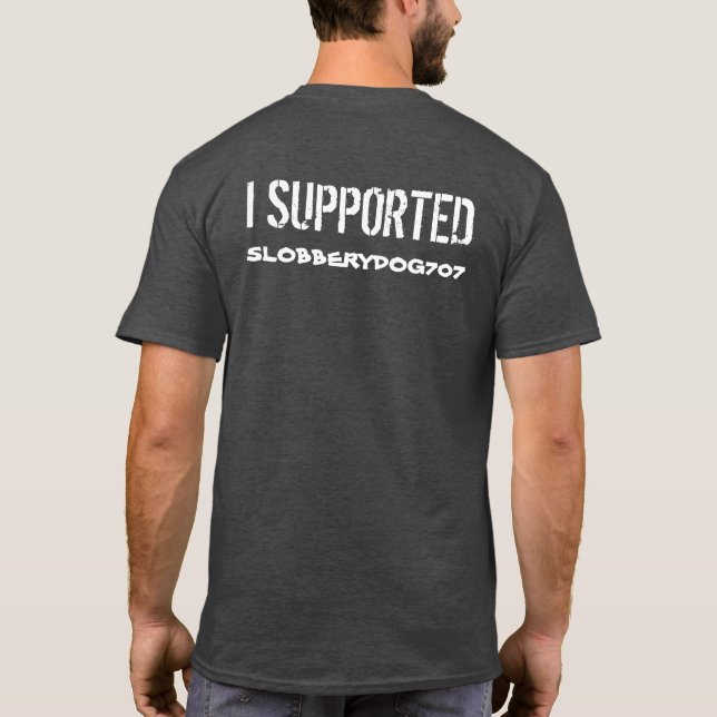 Gray Slobberydog707 en la camiseta trasera (Reverso)