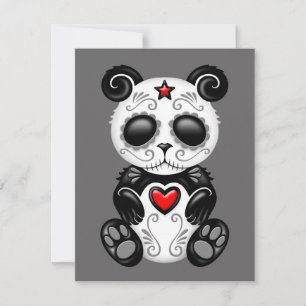 Gray Zombie Sugar Panda