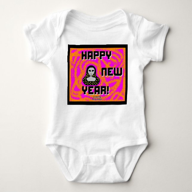Grays New Year Wiers Baby Jersey Bodysuit (Anverso)