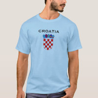 Grb Košulje de Hrvatski de la camisa del escudo de