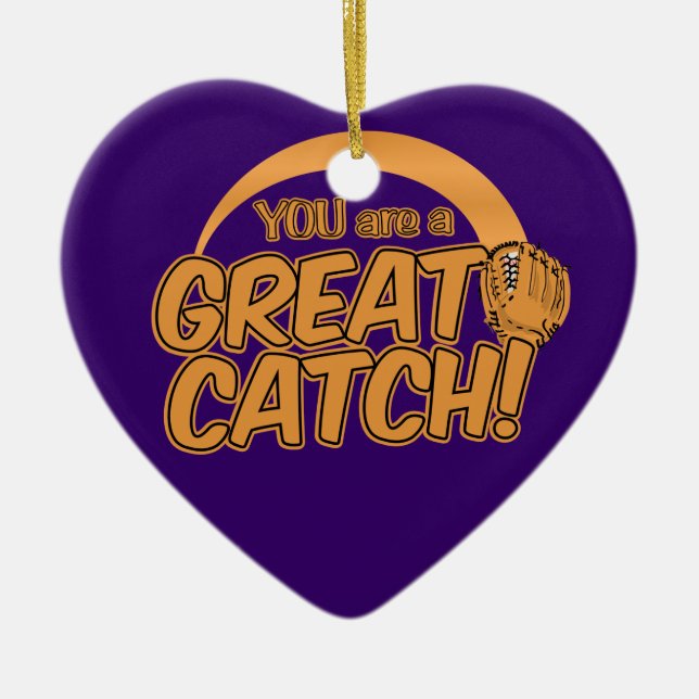 ¡GREAT CATCH! Ornamento personalizado (Frente)