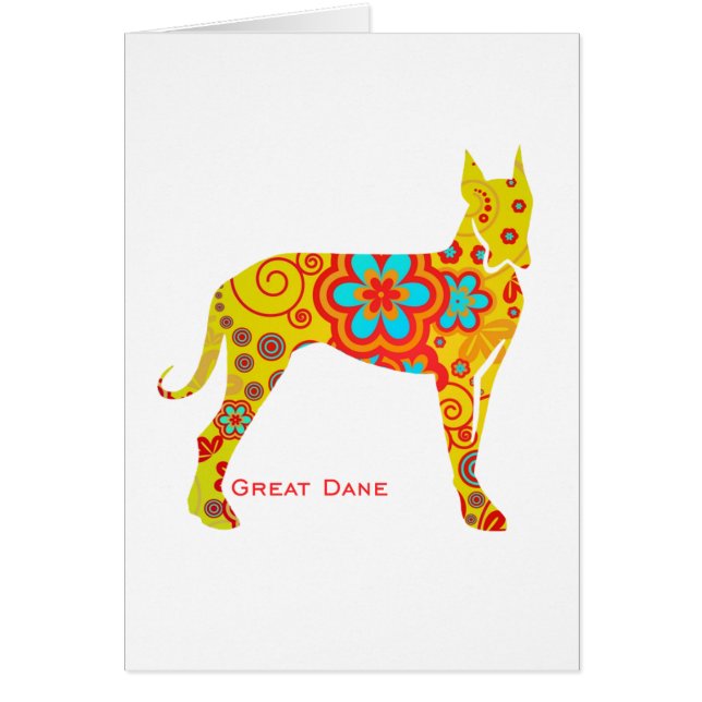 Great dane amarillo (Frente)