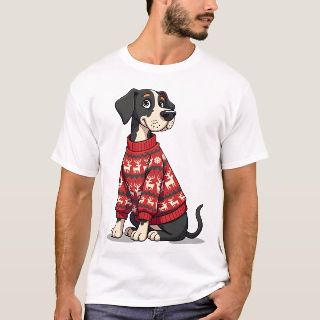 Great Dane Christmas Sweater (Anverso)