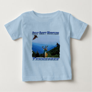 Great Smoky Mountains, camiseta del bebé de