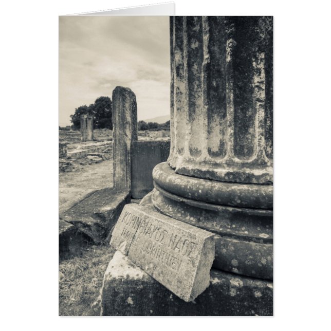 Grecia, ruinas de ciudad antigua (Frente)