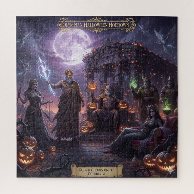 Greek and Roman Mythology Halloween Puzzle (Vertical)