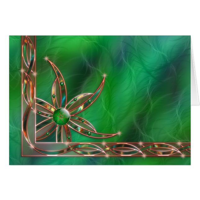 Green as the Grass Card (Anverso (Horizontal))