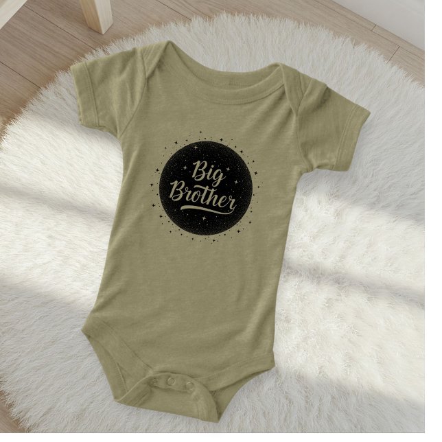 Green Baby Bodysuit Big Brother (Subido por el creador)