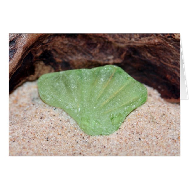 Green Beach Glass (Anverso (Horizontal))