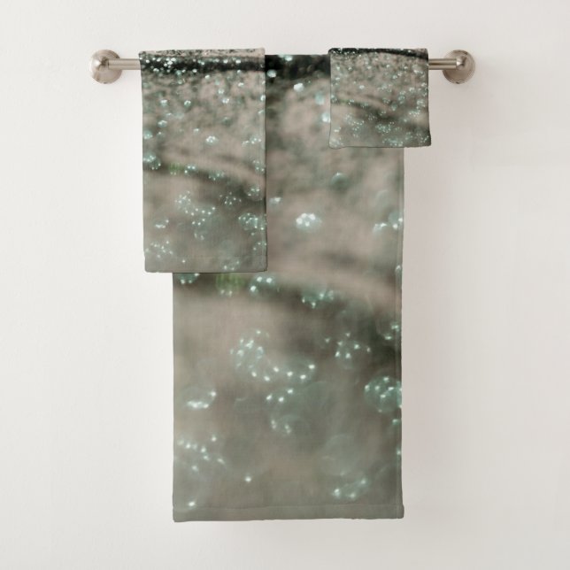 Green Beige Oceanic Glitter Glam 1 (In situ)