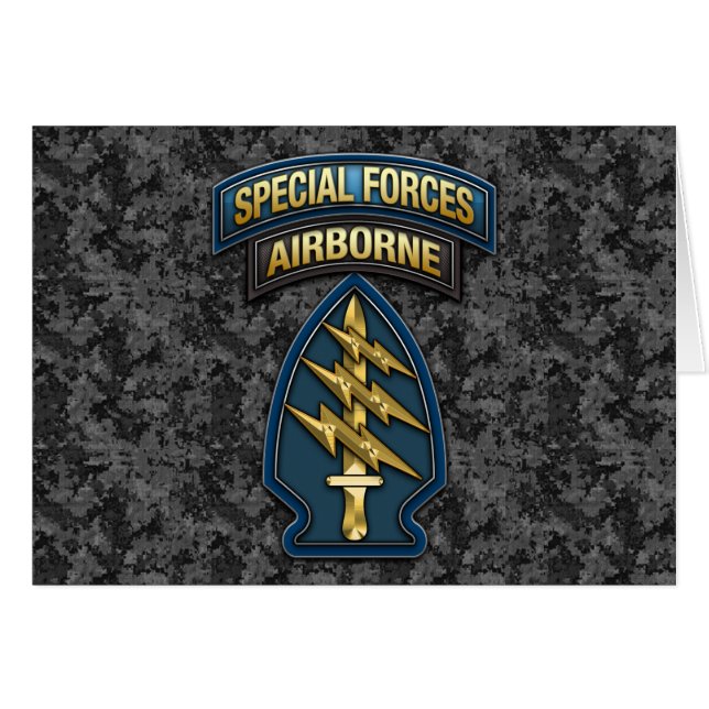 Green Berets SSI Special Edition (Anverso (Horizontal))