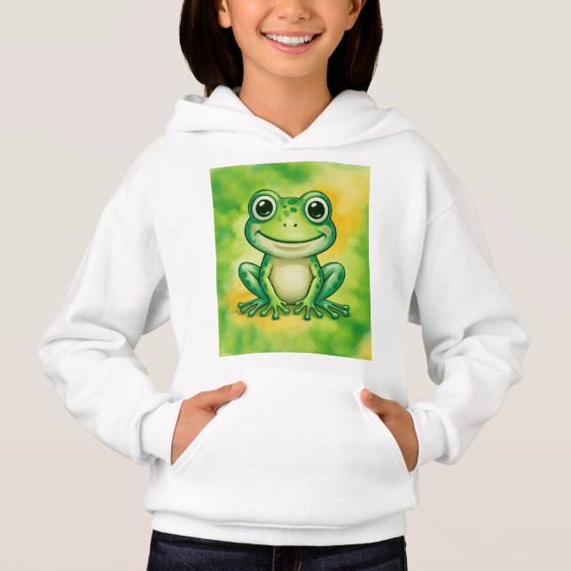 Green cute frog (Anverso)