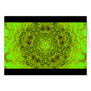 GREEN DAHLIA FLOWER PETALS